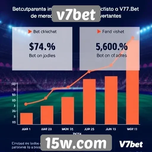 Estatísticas de crescimento da V7bet no mercado de jogos